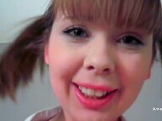 Cherry English Fucking and Smiling gif