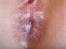 Grool after getting assfucked gif