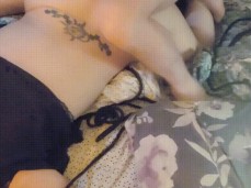 tied up & getting pussy railed from behind gif