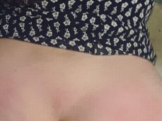 pulling hair from behind in shower gif