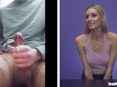 watching cumshot reaction gif