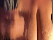 Beautiful Busty lady having fun gif