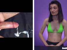 cumshot reaction gif