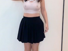 beautiful secretary exposed her body for her boss gif