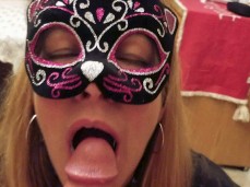 Masked Cum Swallow gif