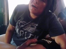 Profesora en falda - Sex Car gif