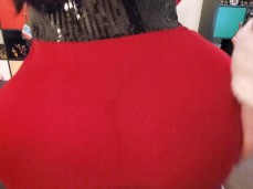 Santa Claus jiggling ass gif