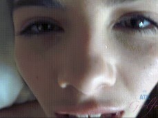 Skye West dreamily begging for you to cum gif