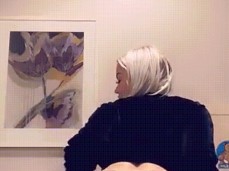 ass shake and suck gif