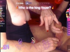 Finger insertion in pee hole gif