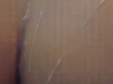 Cum on ass and put it back in gif