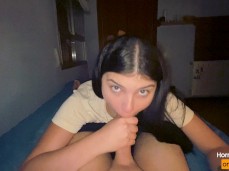 Amateur brunette loves sucking your cock gif