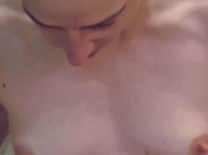 girl with abs pegging gif