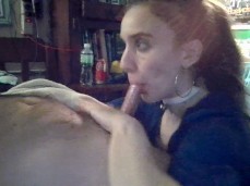 Cock sucking before work. gif