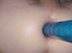 Gapping My Ginger Pussy gif