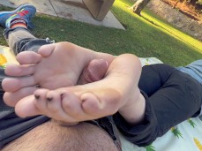 public footjob gif