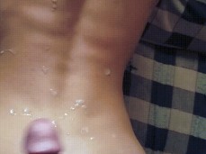 Cum on back gif