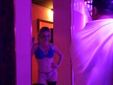 slut talking dirty to hubby after gangbang gif