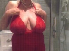 horny mom gets her big tits out gif