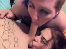 Home made double bj gif