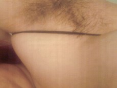 Hairy pussy,tits and hairy armpits gif