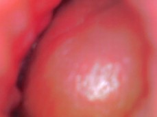 Huge Creampie Fills My Pink Pussy Completely - Filmed From My Cervix POV 😍 gif