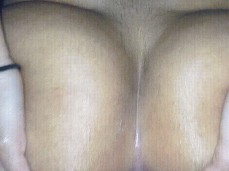 Culona spreads cheeks to show her asshole gripping the dick gif