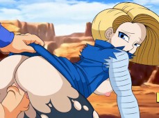 Goku fucking Android 18 Dragon Ball hentai gif