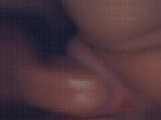 My tight little fuck hole is drenching daddy's huge cock gif