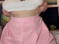 BunnyExstasia flashes her chubby tits gif