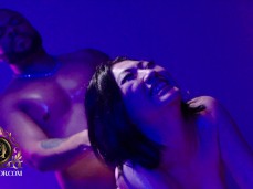 Purple asian joy gif