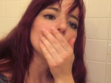 arielblue pretty redhead gif