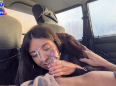 A beautiful facial on the sublime Katty West gif