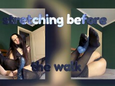 Tattooed Beauty Gets Naughty in Pink Lingerie gif