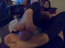 footjob cum gif