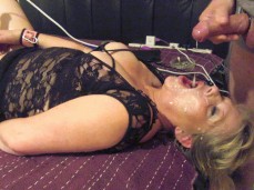 Real Amateur Milf Swallows gif