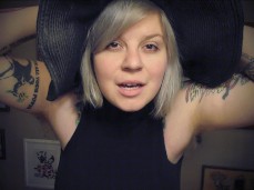 hairy armpits hat gif