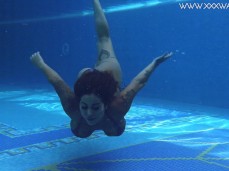 diving with floaters gif