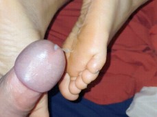 cum on soles gif
