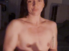 Muscle mommy flexing - First time video gif