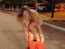 strip down public gif