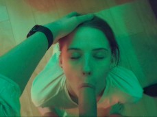 brunette blowjob gif