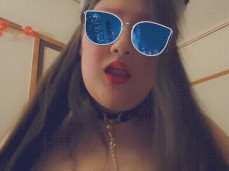 cute wolf pup drools seductively gif