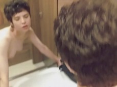 AnnyVyny mirror doggy gif