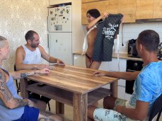 Your wife showing the prize for winning poker gif