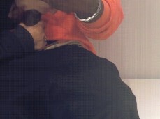 Cheating white girl suck BBC at the mall gif