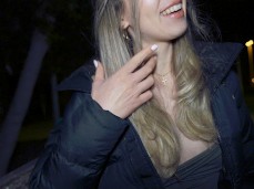 Flashing removing her top gif