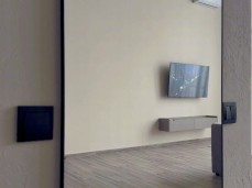 A flexible redhead in see-through temptation stretching wide open just fo gif