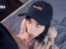 Blowblackhairwhitegirl gif