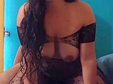 GOTHIC KITTEN GETS HER TITS BOUNCED AND ENJOYS IT A LOT gif